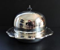 Antique Art Nouveau Silver Plated Muffin Dish/Warmer