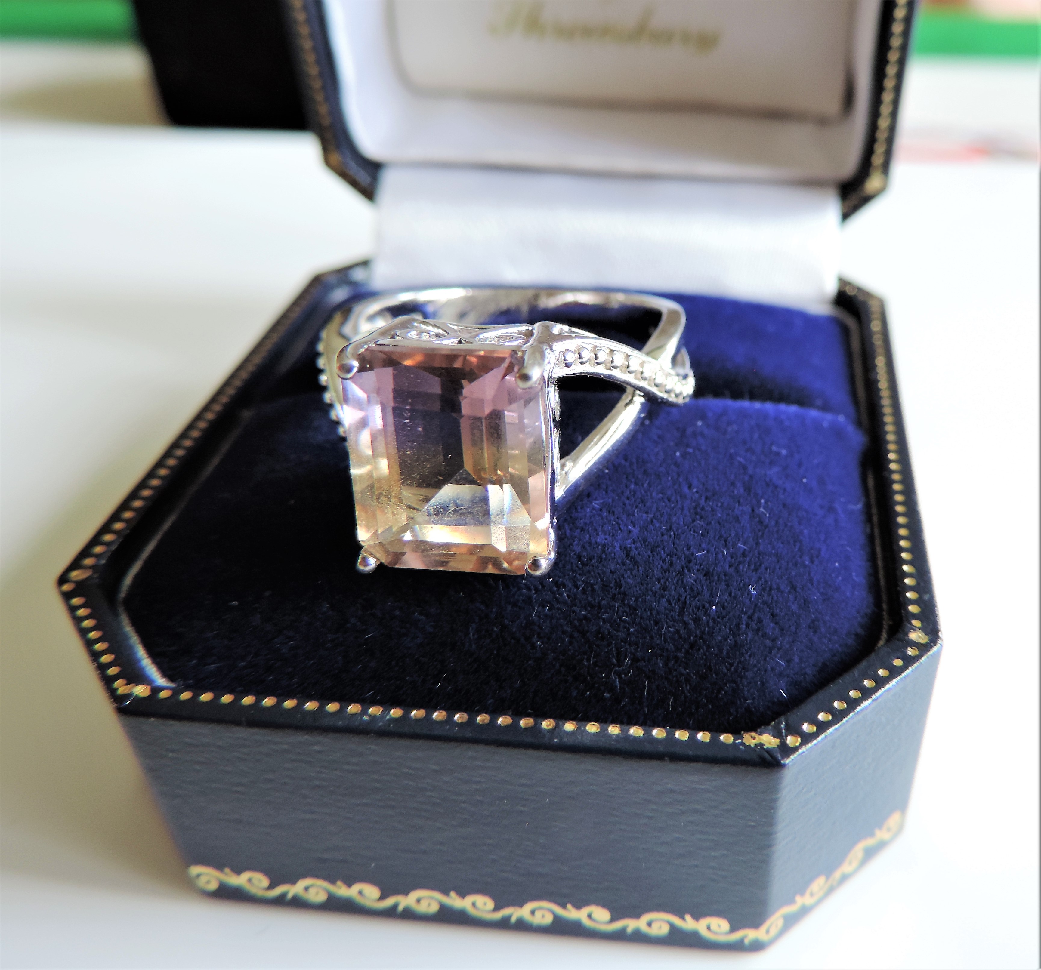 Sterling Silver 4.2ct Ametrine Ring - Image 7 of 7