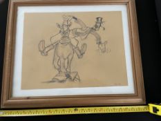 Walt Disney Goofy Drawing, Original by Dean 96