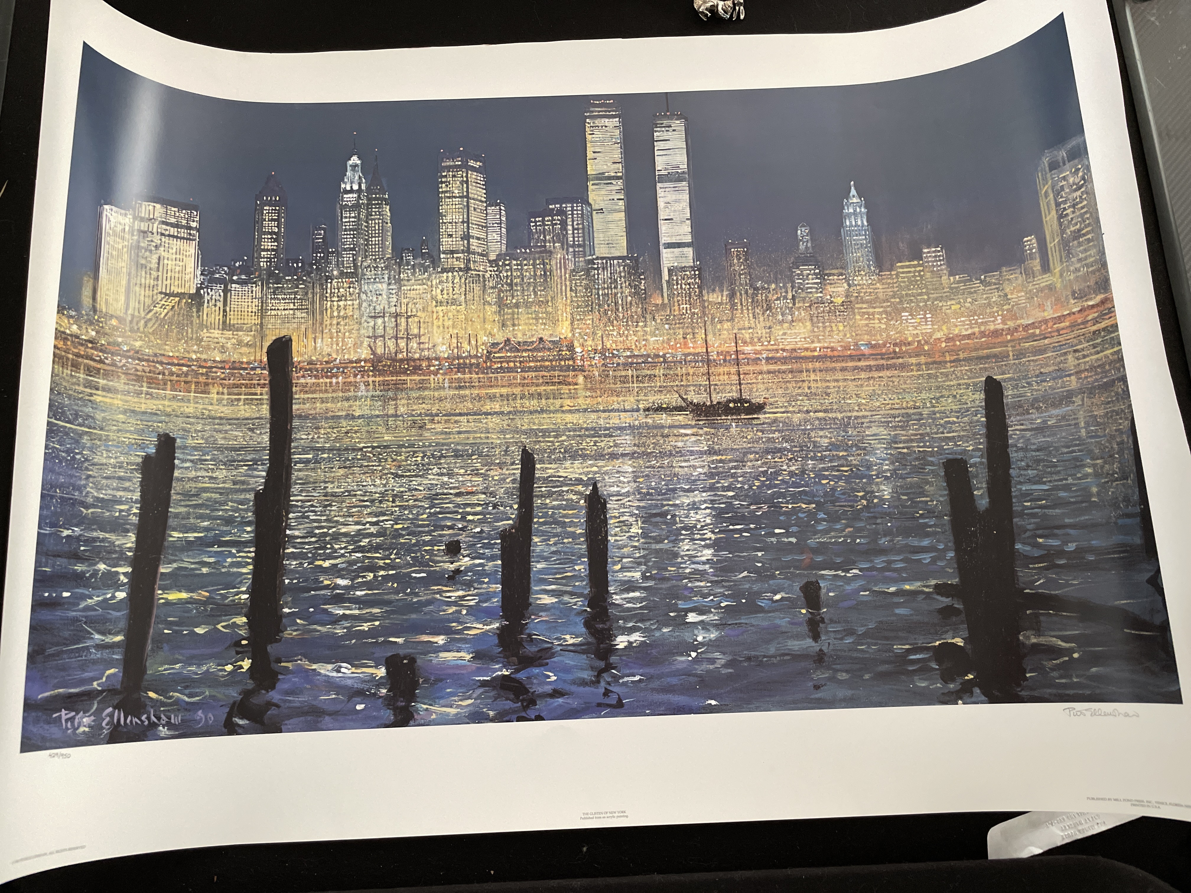 The Glisten Of New York by Peter Ellenshaw Limited Edition Print