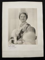 Royal Photographer Anthony Buckley signed photo of H.R.H. The Queen Mother