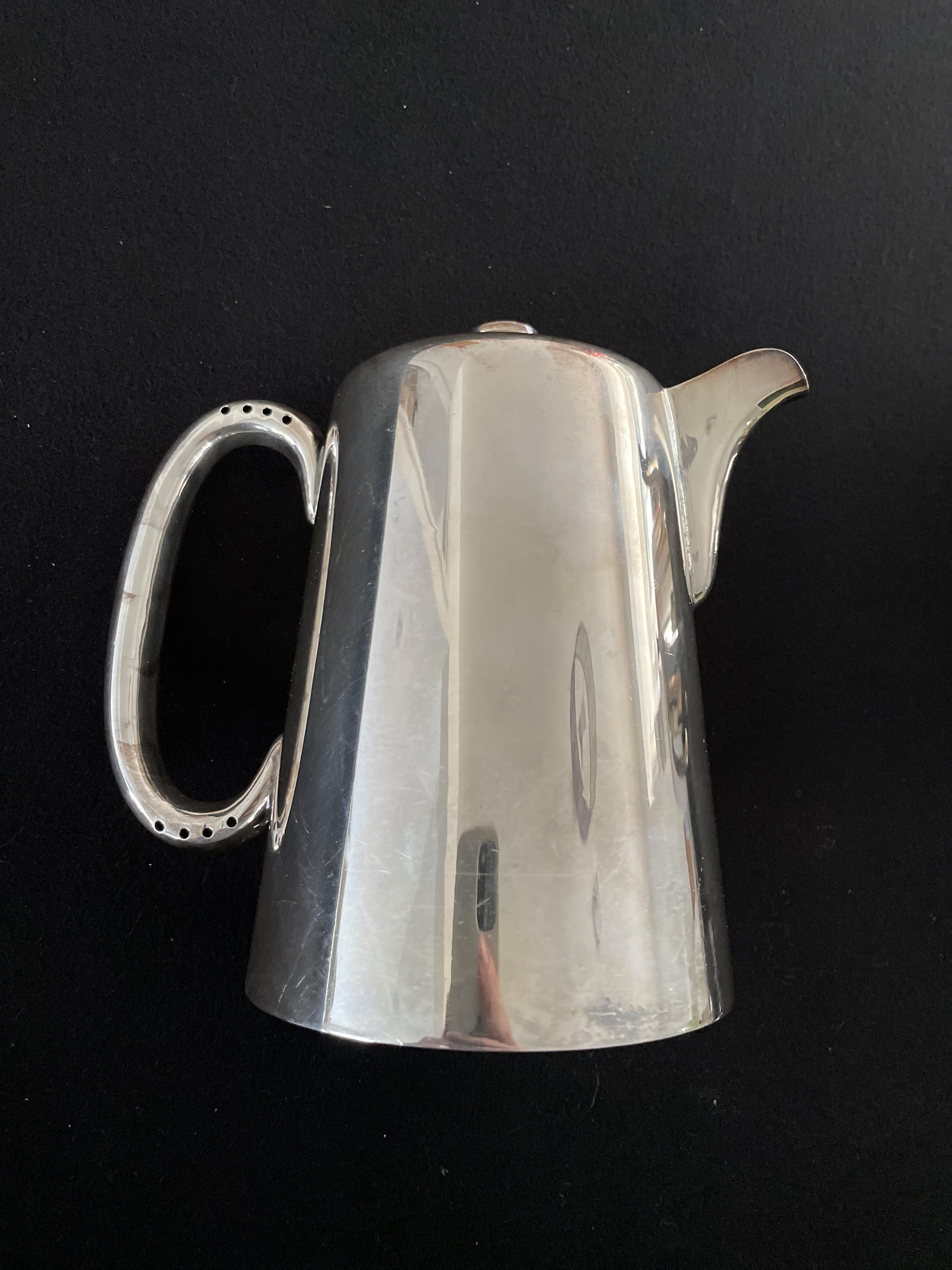 A.B & Co Silver Plated Tea and Coffee pots.