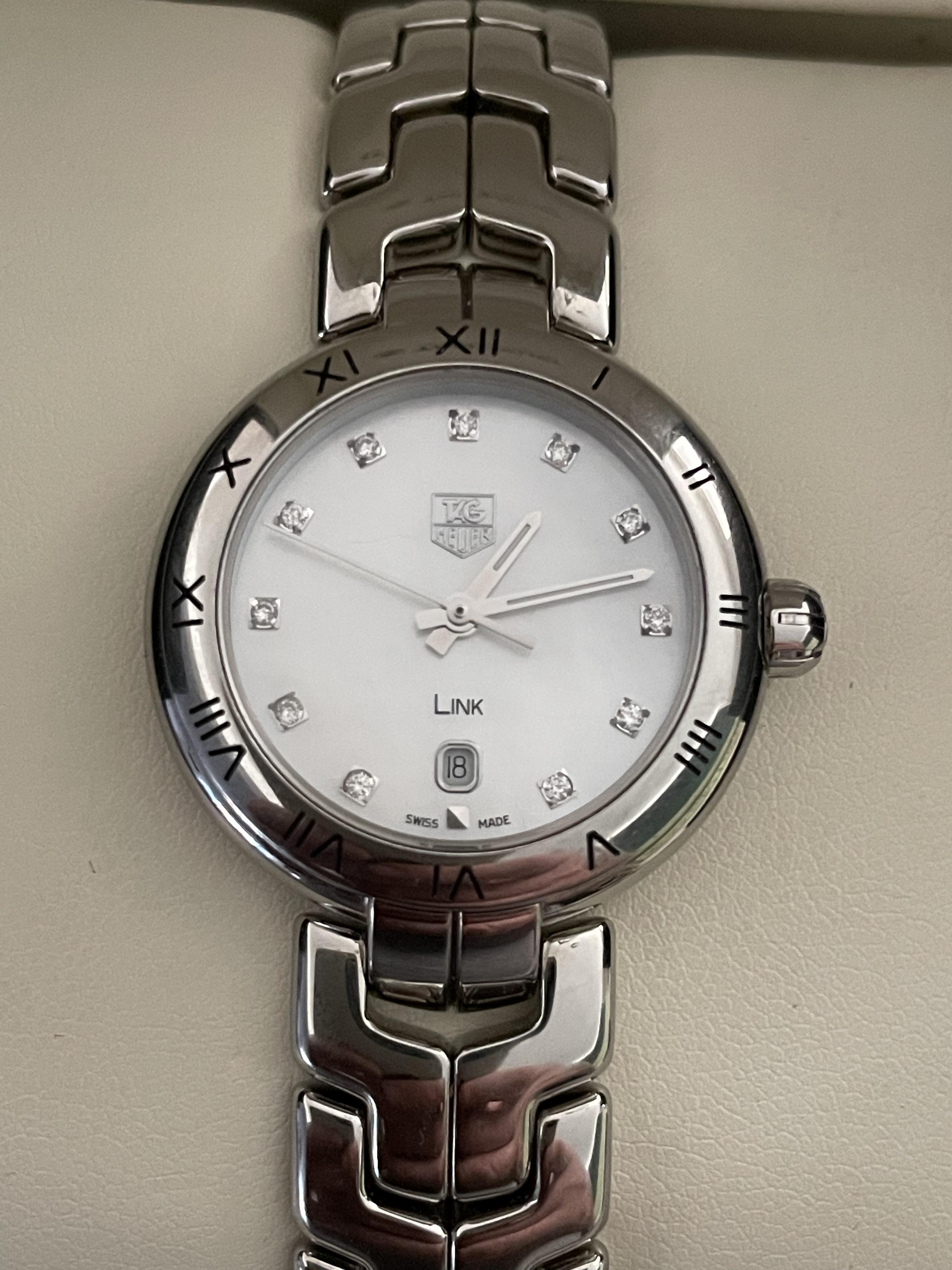 Ladies Tag Heuer Diamond and Mother of Pearl Watch