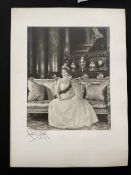 Royal Photographer Anthony Buckley signed photo of H.R.H. The Queen