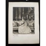 Royal Photographer Anthony Buckley signed photo of H.R.H. The Queen