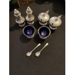 Solid silver Condiment Set by Selfridges and Co