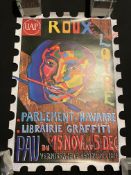 Parlement Navarre Librairie Graffiti 1992 Poster