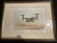 Ray Layzell original watercolour V22 RAF Colours