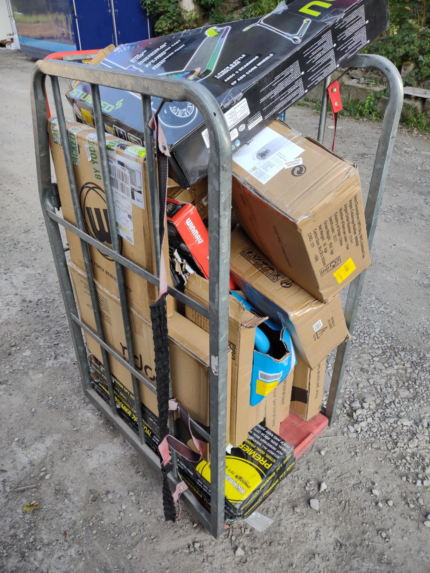 Pallet to contain Various Sporting Items – Grade U - Approx. RRP £1236