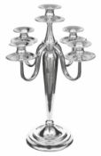 Large 5 Arm Stainless Steel Candelabra. RRP £70