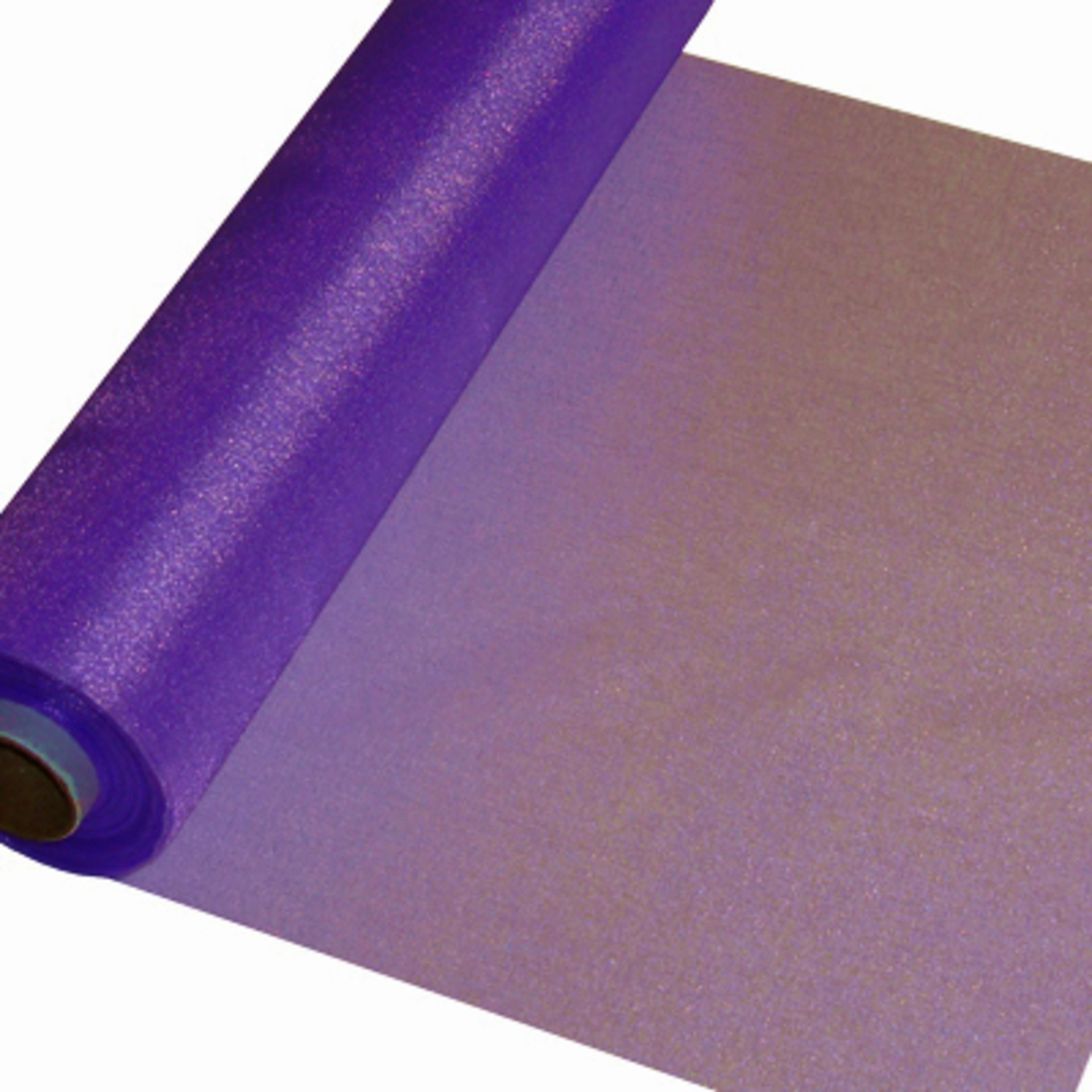 10 Rolls of 10m Lavender Sheer Organza Material. RRP £70 - Image 2 of 2