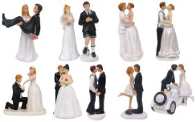 9Xx Various Designs of Wedding Cake Toppers. RRP £180