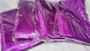 100 (4 packs of 25) Fuchsia Satin Wedding Chair Sashes. RRP £100