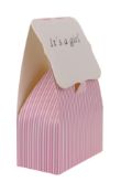 Pack of 200 Pink It’s a Girl Favour Boxes. RRP £39.99