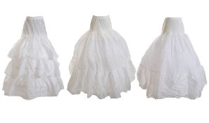 Pack of 3 Medium White Wedding Petticoat Underskirts. RRP £105