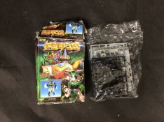 Vintage Bandai Figure (Box Damaged, Comes with one Sealed Pack of Parts)