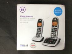 BT4600 Big Button Call Blocking & Answer Machine Two Handsets