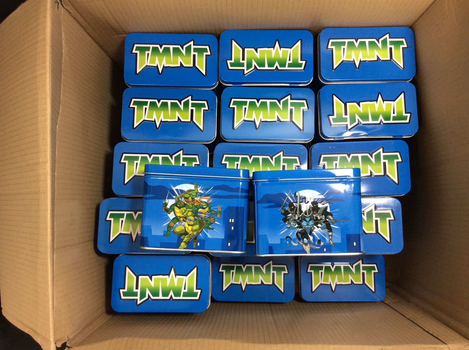 Box of 30 Teenage Mutant Ninja Turtle Tin Boxes