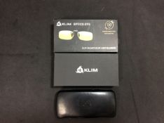 KLIM Optics OTG Clip-On Anti Blue Light Glasses