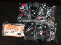 Bag of 12x DuSlow Women Cycling Underwear & Gonex 4pcs Travel Bag