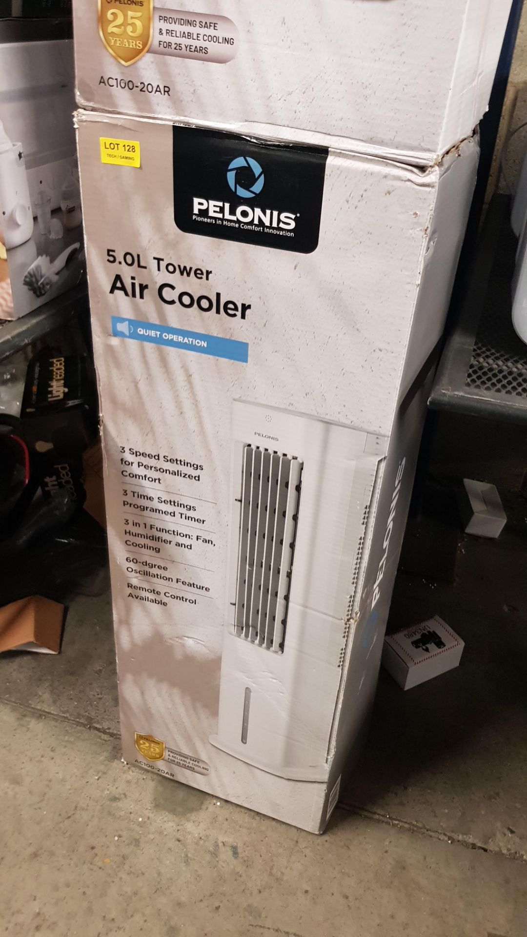 (R14F) 1x Pelonis 5.0L Tower Air Cooler (RRP £49.99). - Image 3 of 3