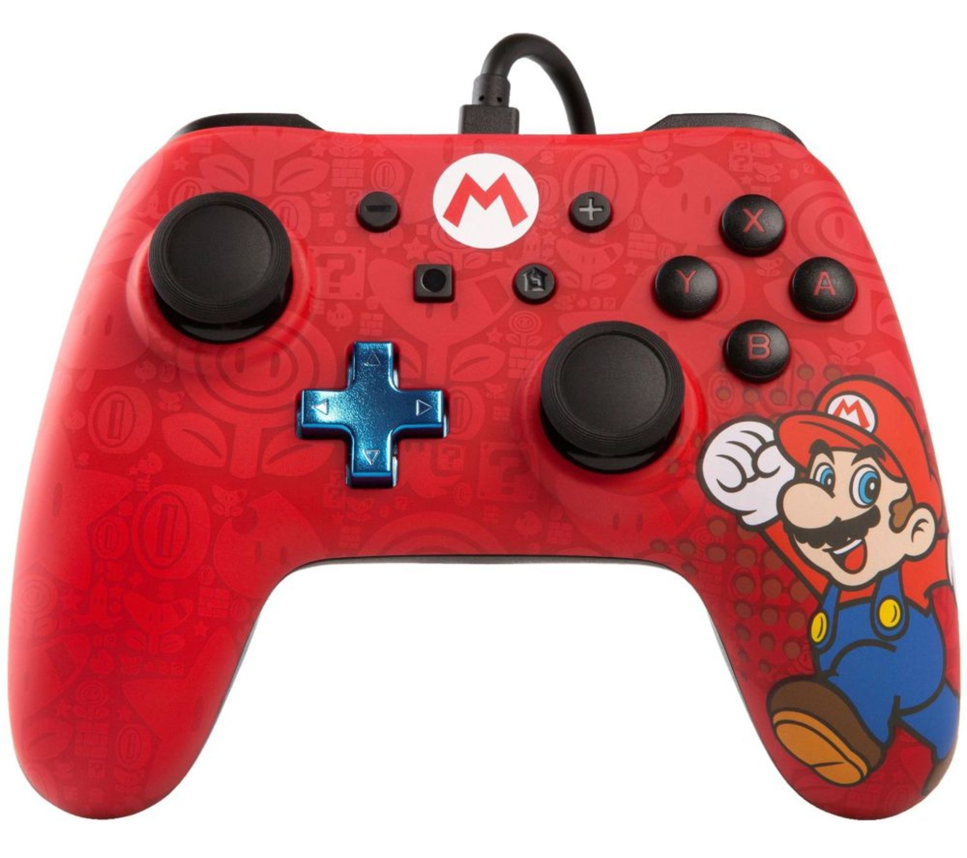 (R14C) 5x Nintendo Switch Items. 4x Power A Wired Controller (3x Black, 1x Red Super Mario). 1x Sup - Image 2 of 7