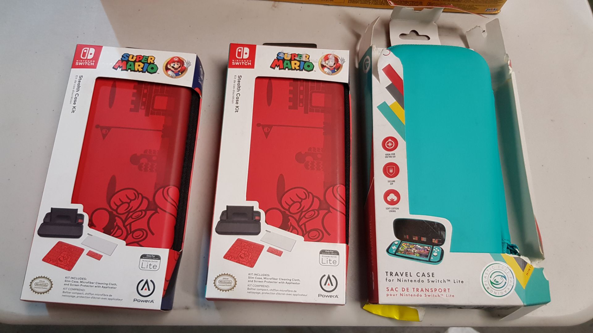 (R14A) 4x Nintendo Items. 2x Switch Lite Super Mario Stealth Case Kit (Both Units Sealed, As New). - Image 5 of 9