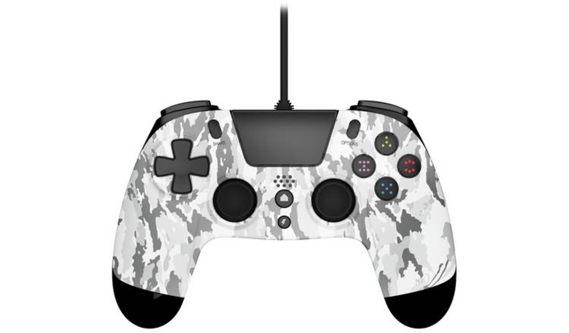 (R14E) 6x Gioteck VX4 Premium Wired Controller For PS5, PS4 & PC RRP $20 Each. (2x Camouflage, 1x