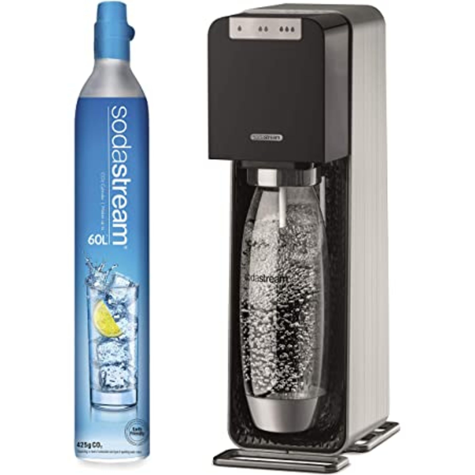 (R1C) 2x SodaStream JET, RRP £79.99. (Both Units Sealed, With Security Tag Attached. As New).