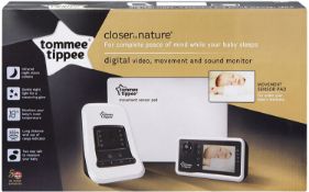 (R14F) 1x Tommee Tippee Closer To Nature Digital Video, Movement And Sound Monitor RRP £129.99.