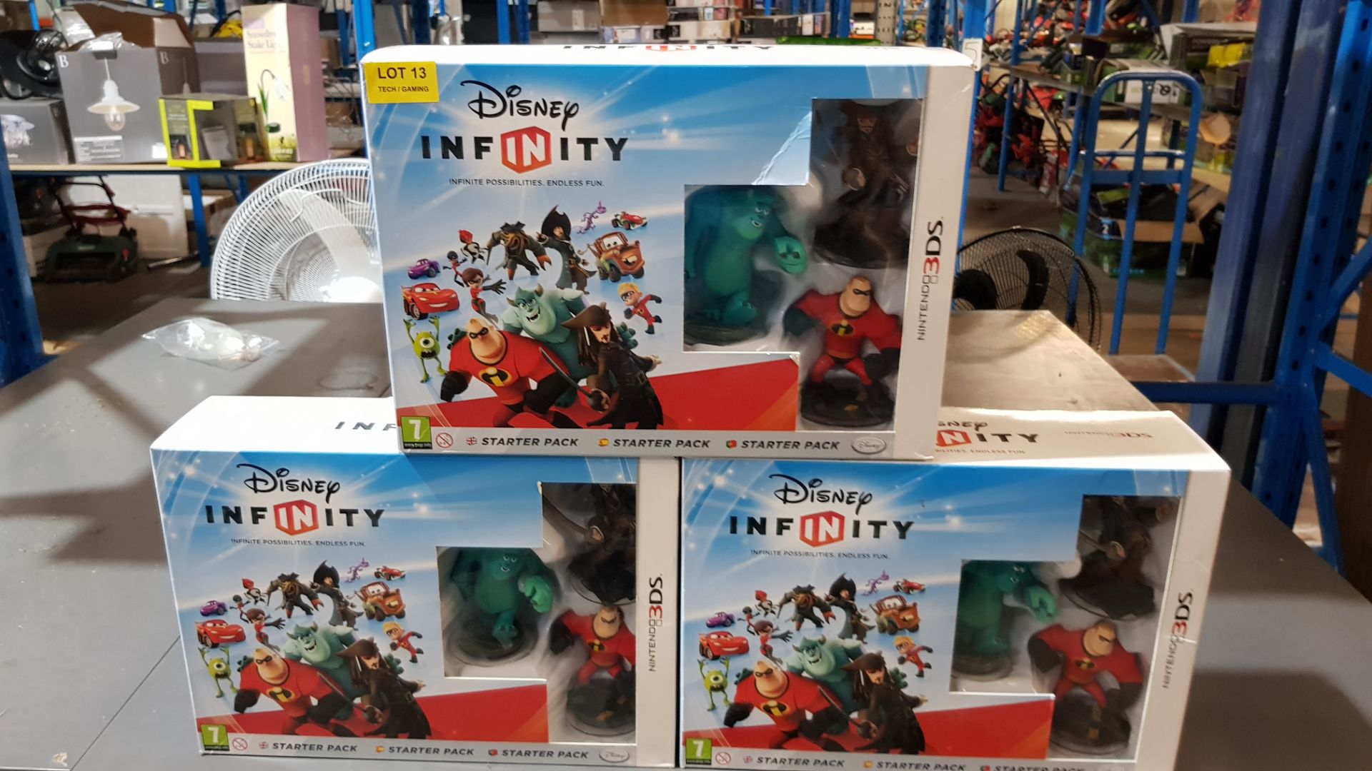 (R14B) 3x Disney Infinity Nintendo 3DS Starter Pack (Currently £26 Each Amazon). New, Sealed Items. - Image 3 of 5