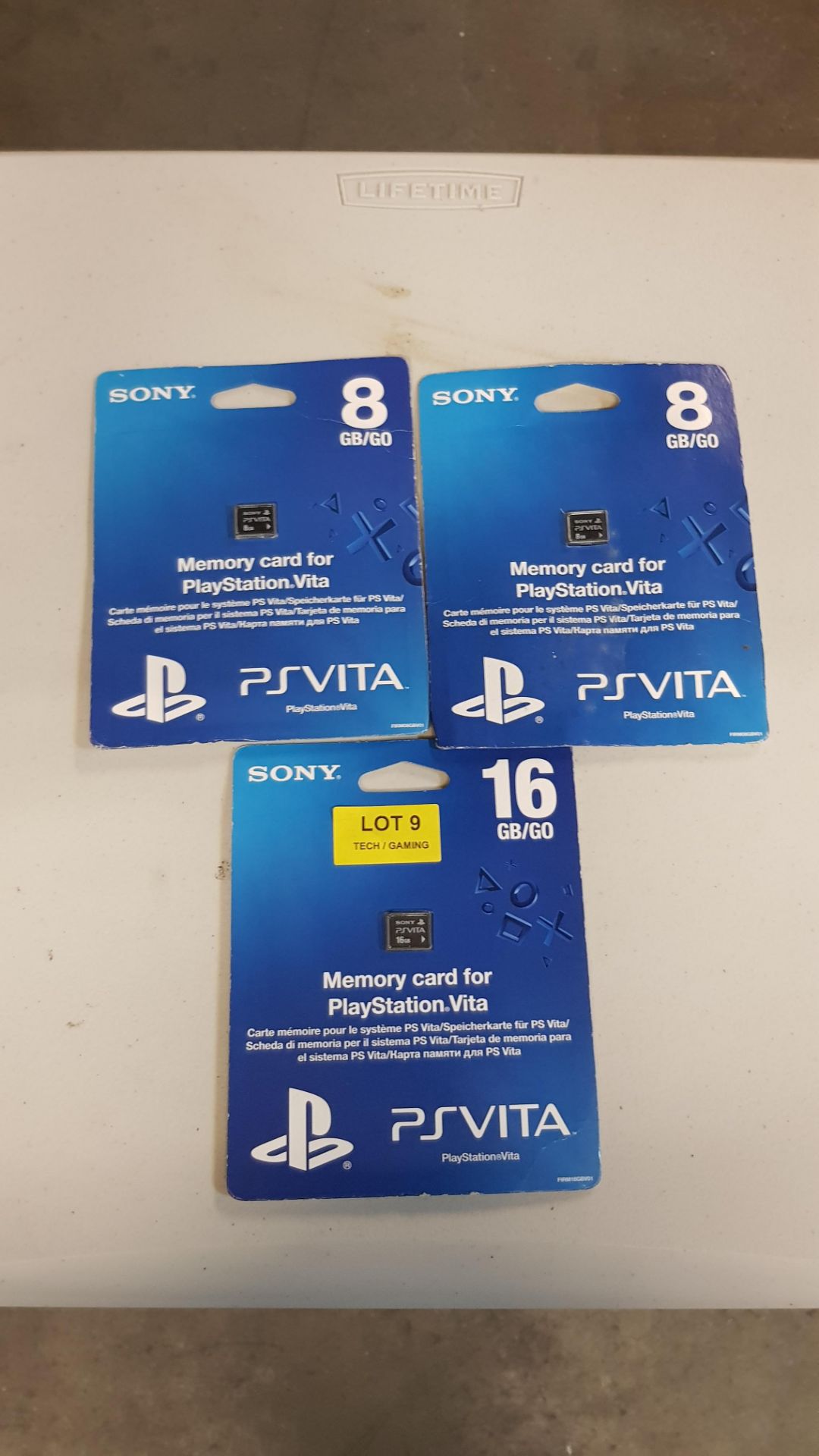 (R14A) 3x Sony PSVITA Items. 2x 8GB Memory Card (Currently £28 Each Amazon). 1x 16GB Memory Card - Image 3 of 5