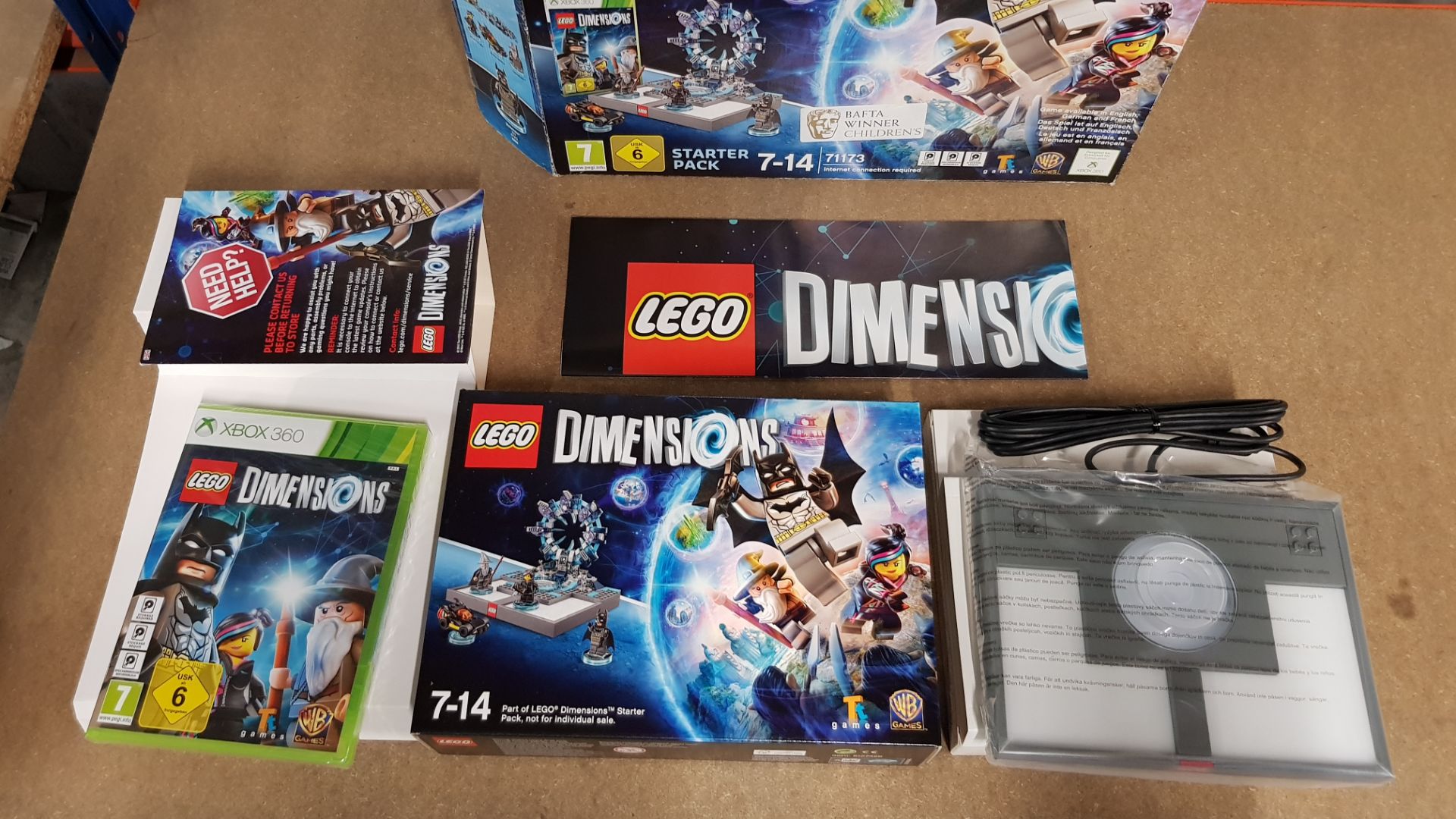 (R14B) 1x Xbox 360 Lego Dimensions Starter Pack 71173. Box Open On One Side – Contents Removed For - Image 4 of 4