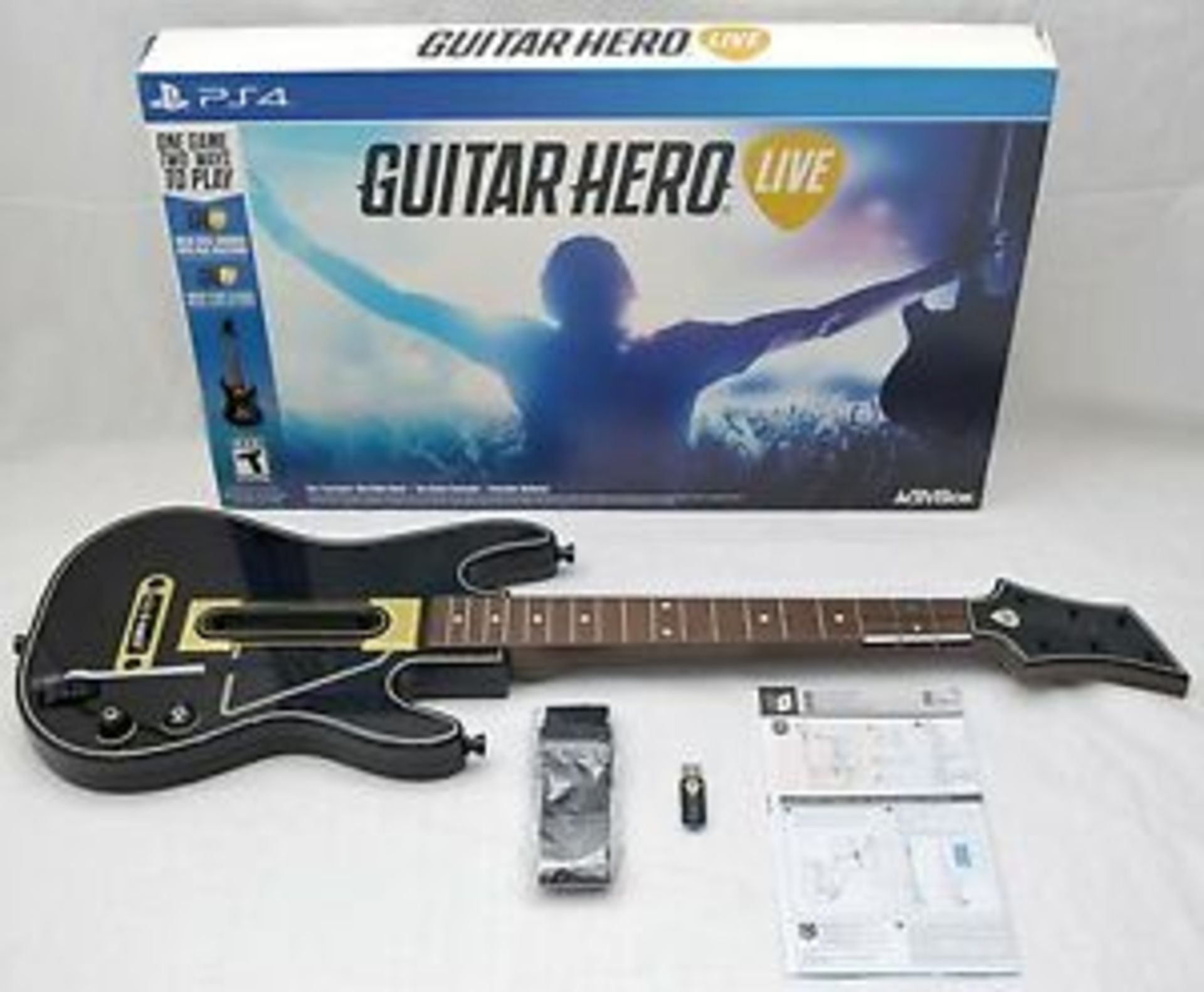 (R14A) 1x PS4 Guitar Hero Live (Currently £120 Amazon). New, Sealed Unit Opened For Photos. Slight