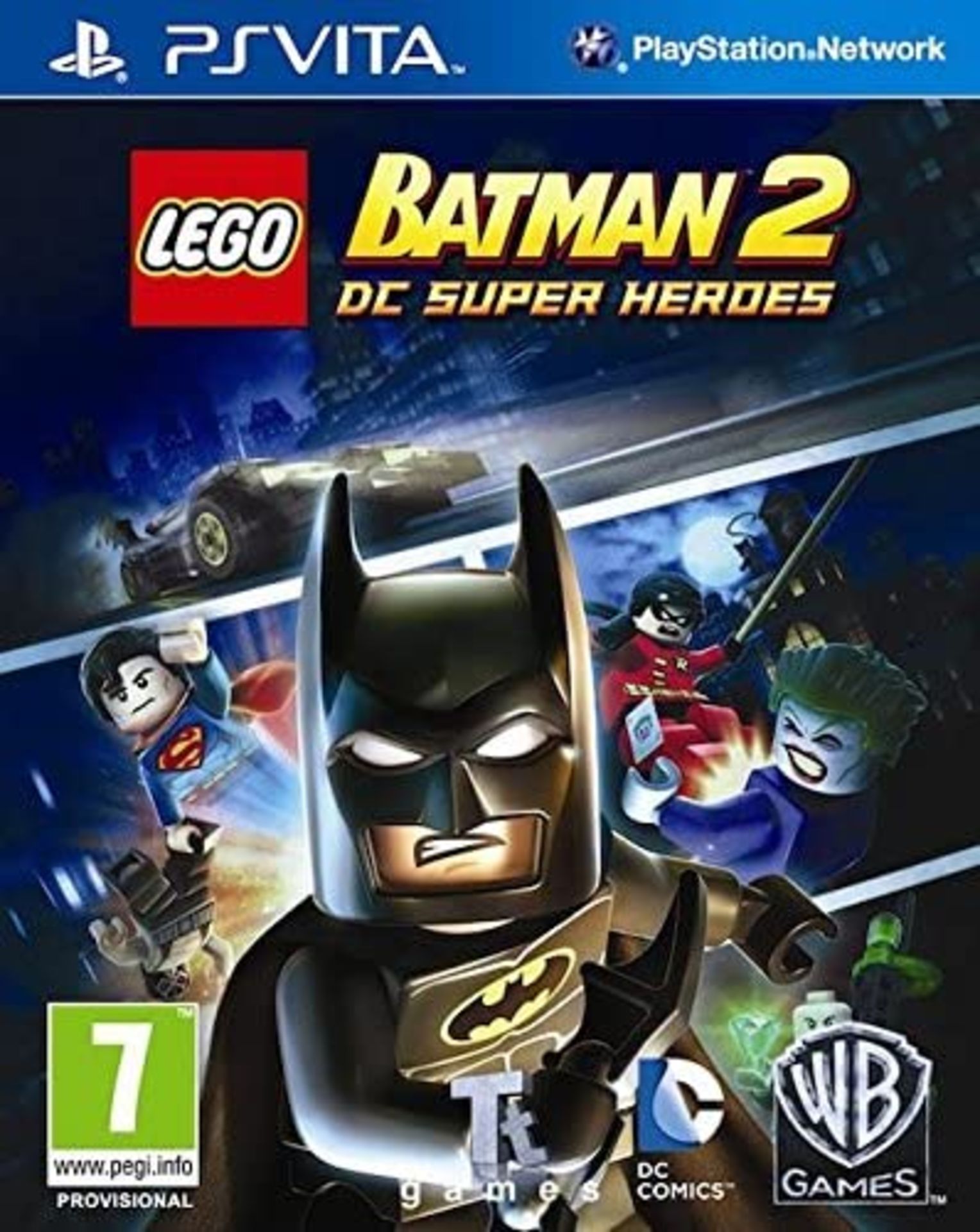 (R14A) 3x Sony PSVITA Games. 1x Lego Batman 2 DC Super Heroes (New, Sealed Item – Currently £19.99