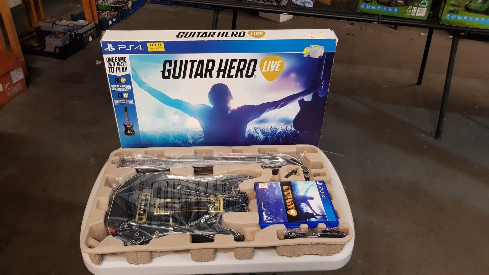 (R14A) 1x PS4 Guitar Hero Live (Currently £120 Amazon). New, Sealed Unit Opened For Photos. Slight - Image 5 of 7