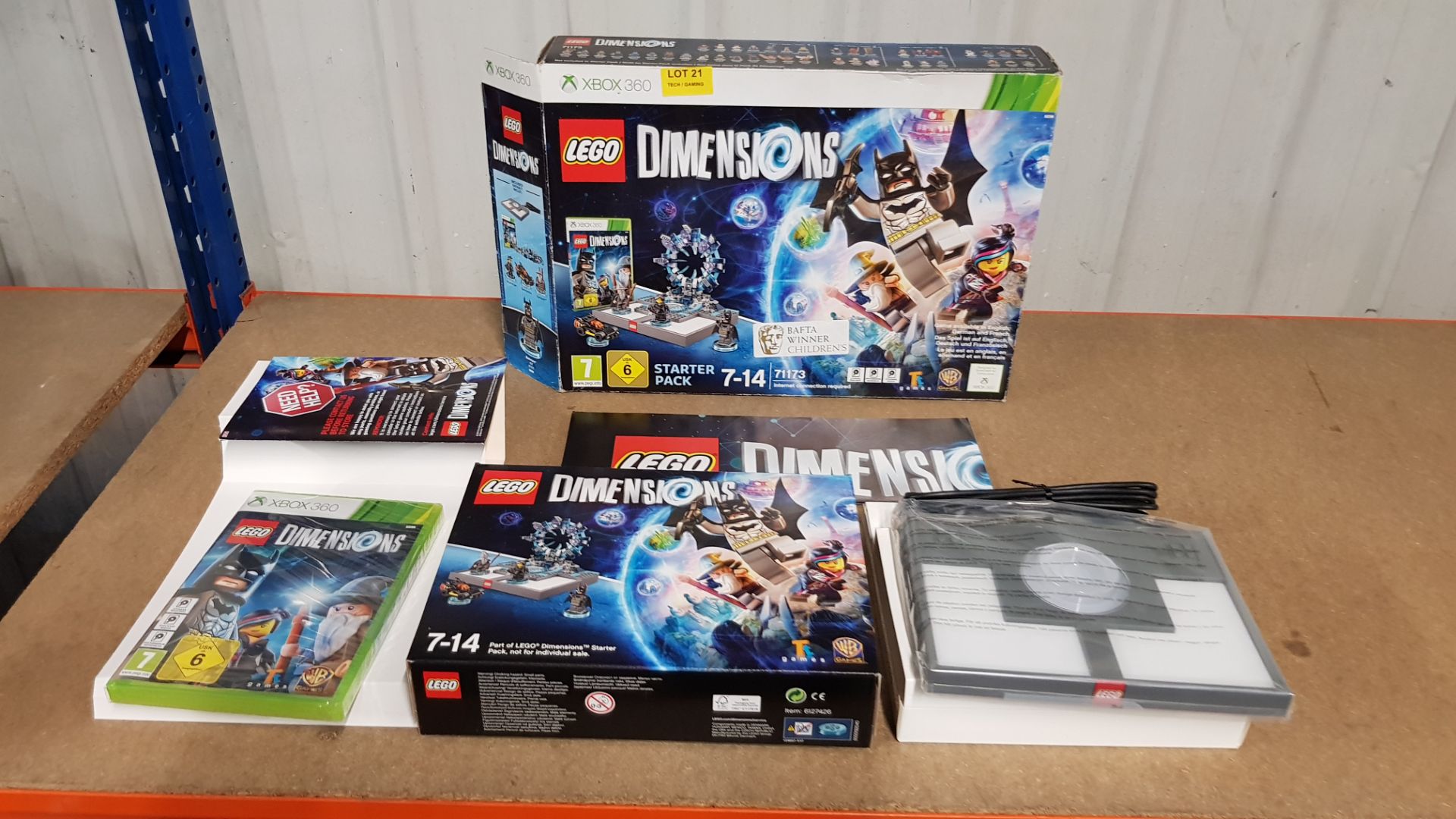 (R14B) 1x Xbox 360 Lego Dimensions Starter Pack 71173. Box Open On One Side – Contents Removed For - Image 3 of 4