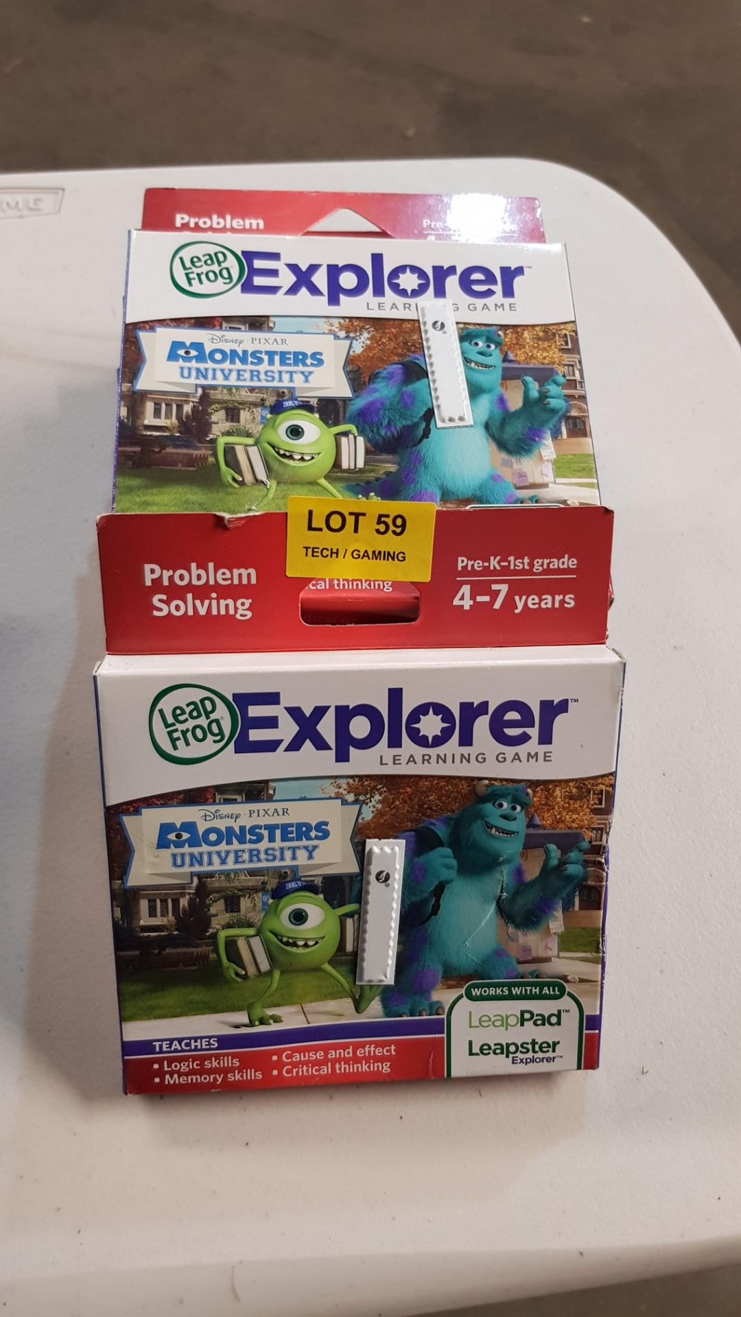 (R14E) 7x Leap Frog Explorer Learning Game Problem Solving – Disney Pixar Monsters University. (All - Image 2 of 2