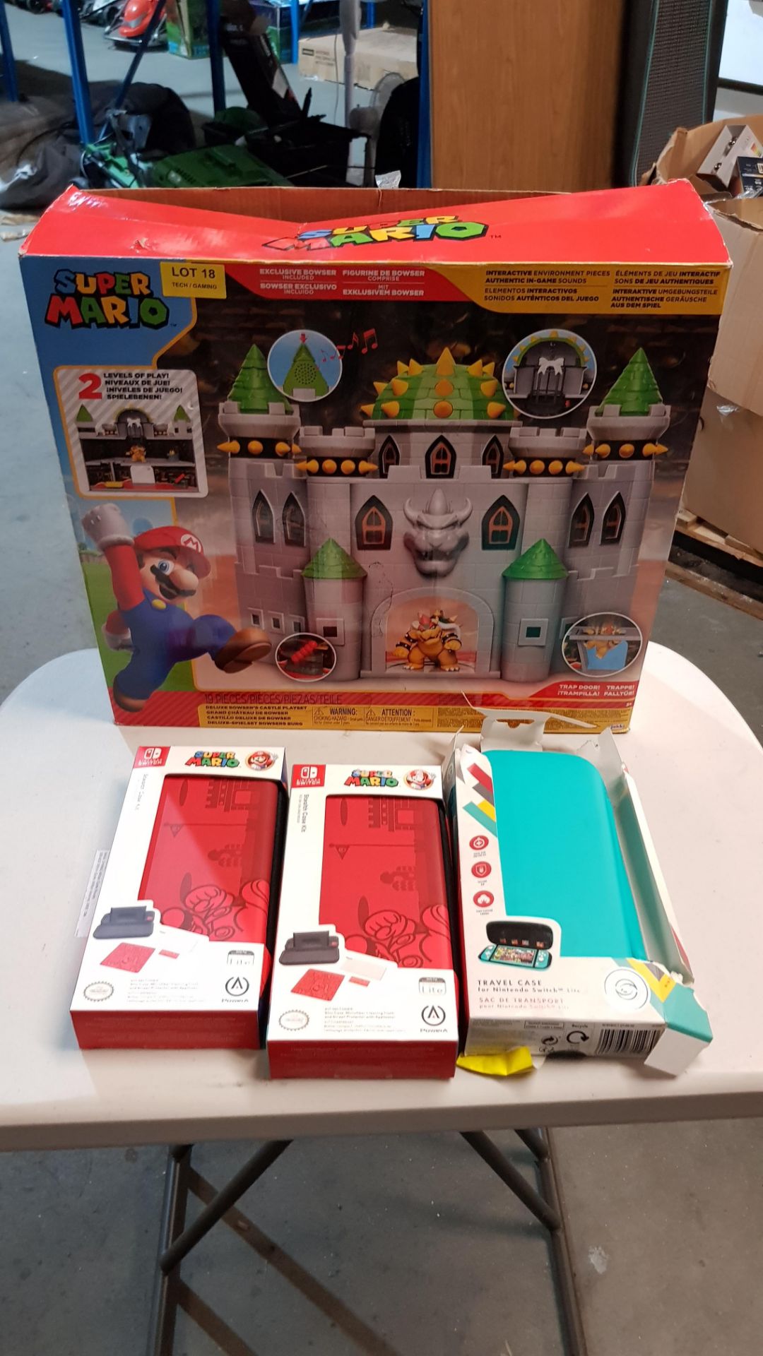 (R14A) 4x Nintendo Items. 2x Switch Lite Super Mario Stealth Case Kit (Both Units Sealed, As New). - Image 4 of 9