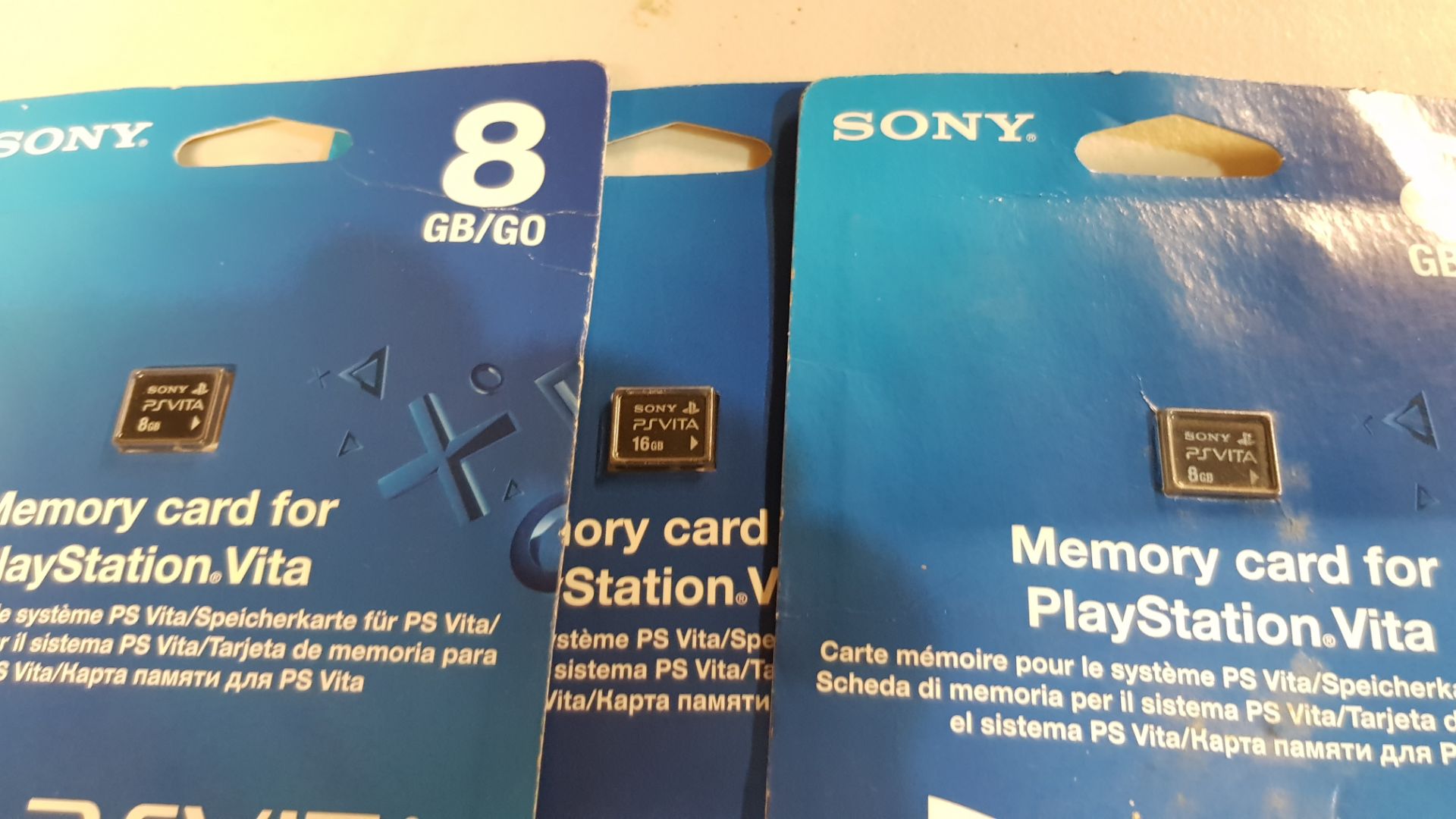 (R14A) 3x Sony PSVITA Items. 2x 8GB Memory Card (Currently £28 Each Amazon). 1x 16GB Memory Card - Image 5 of 5