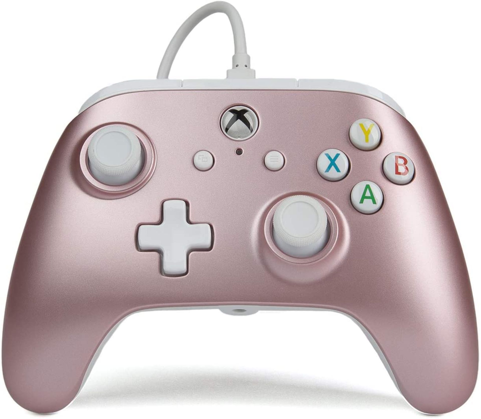 (R14C) 5x Power A Xbox One & Windows 10 Enhanced Wired Controller RRP £29.99 Each. (3x Rose Gold, - Image 2 of 3