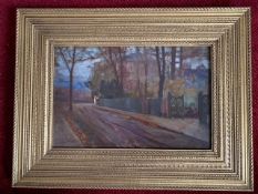 Signed oil painting by Sir John Lavery R.A., R.S.A., R.H.A. Sketch of the Hospitable Gate