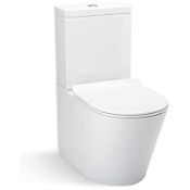 New Lyon II Close Coupled Toilet & Cistern Inc Luxury Slim Seat. RRP £599.99.Lyon Is A Gorgeo...