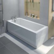 New (F4) Shaftesbury Acrylic Rectangular Straight Bath (L)1700mm (W)700mm. RRP £130.00. The Sh...