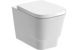 New (D73) Amyris Wall Hung Wc. £159.75. Includes: Wall Hung Pan & Seat Only. Dimensions: H ...