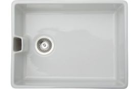 New (E34) Prima 1B Belfast Fire Clay Sink - White - Cpr408. RRP £314.99. Product Depth (mm): 4...