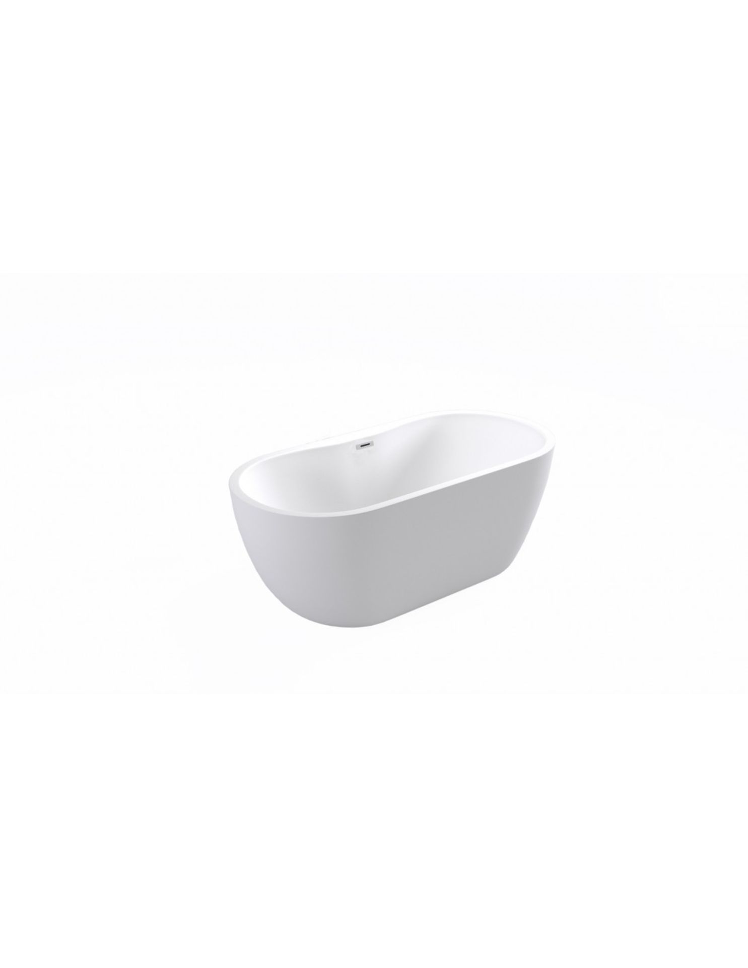 New (G9) 1455x740mm Harlesden White Freestanding Bath. Ex Display. A Luxury Elegant Double En... - Image 2 of 2