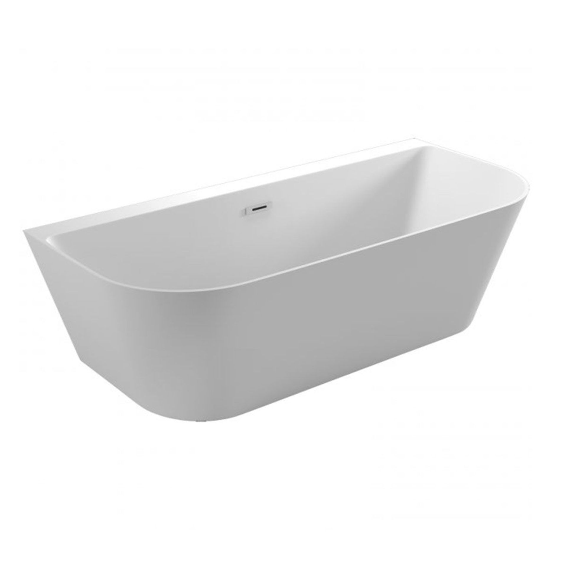 New (G1) 1500x750mm MODERN FREESTANDING D SHAPE LINTON BATH. RRP £1,485.00. The Linton Modern... - Image 2 of 2