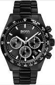 Hugo Boss 1513754 Men's Hero Lux Sport Black Bracelet Chronograph Watch