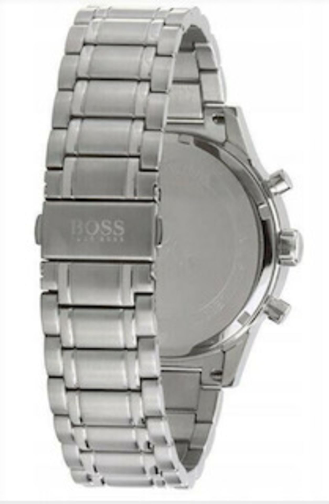 HUGO BOSS Men's Aeroliner Silver Bracelet Chronograph Watch 1513182 - Image 5 of 7